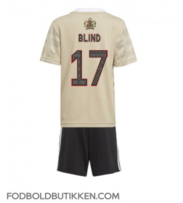 Ajax Daley Blind #17 Tredjetrøje Børn 2022-23 Kortærmet (+ Korte bukser)